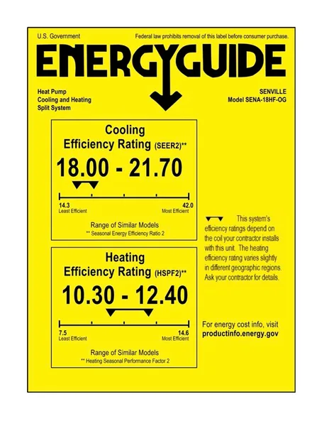 18000 BTU Mini Split Air Conditioner - Heat Pump - AURA Series product image