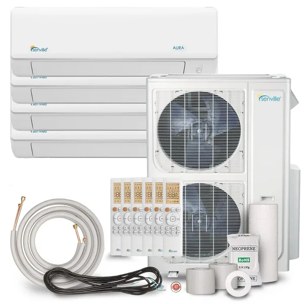 48000 BTU Dual Zone Mini Split Air Conditioner - Heat Pump - SENA/48HF/D product image